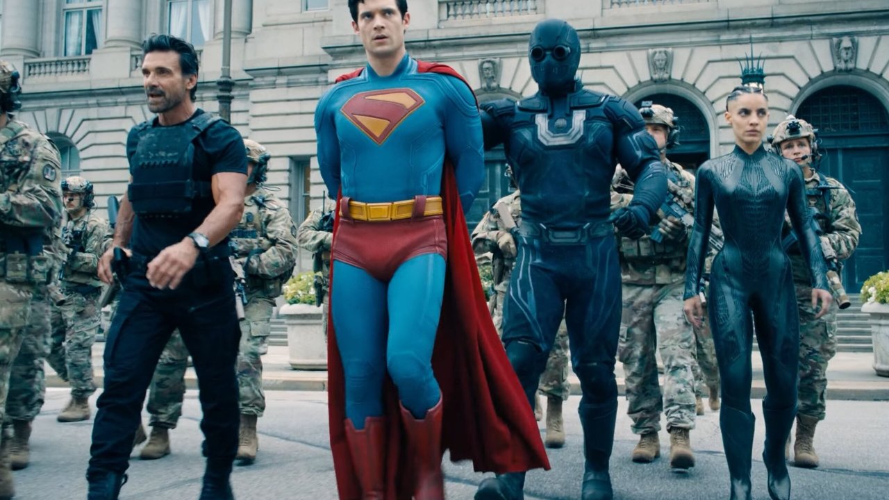 Una scena di Superman