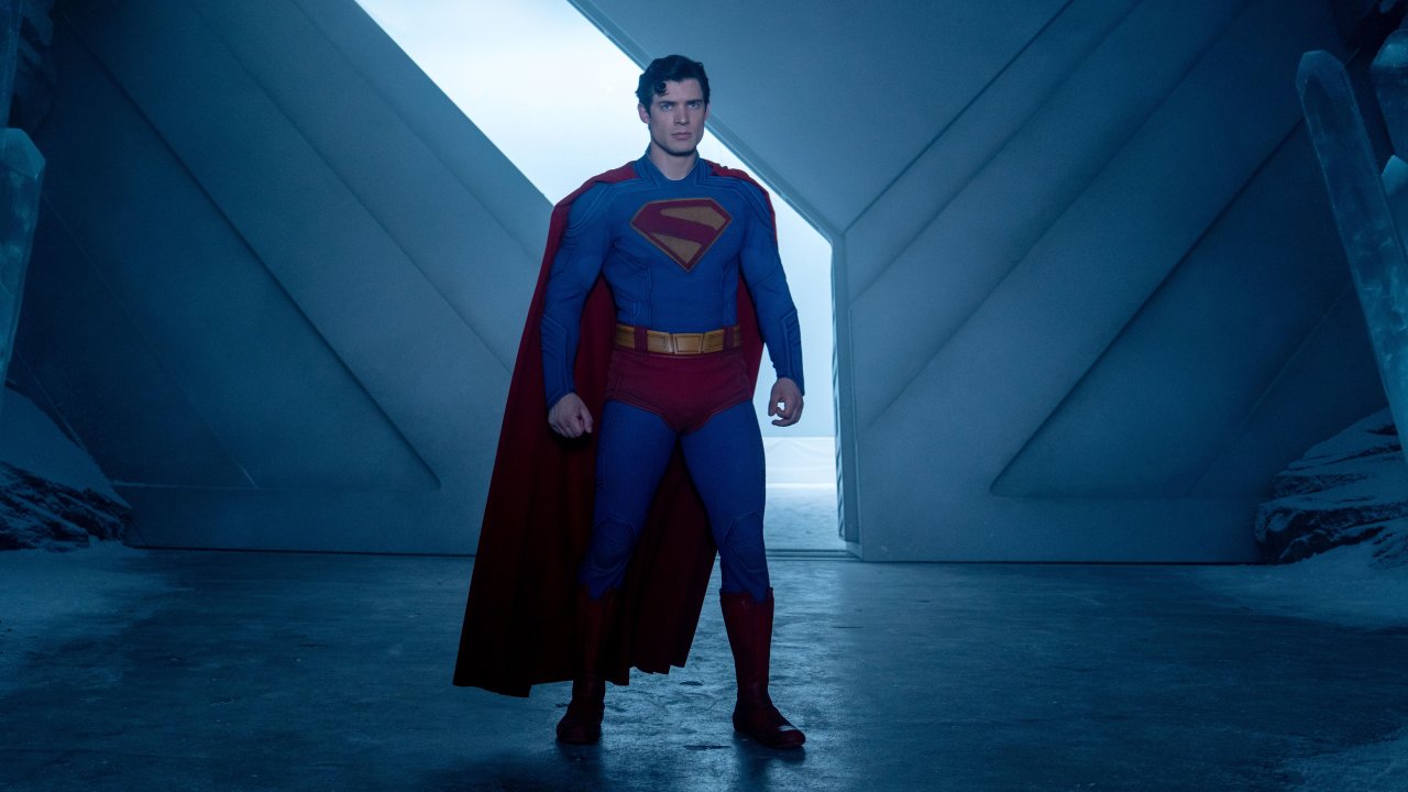 David Corenswet nei panni di Superman