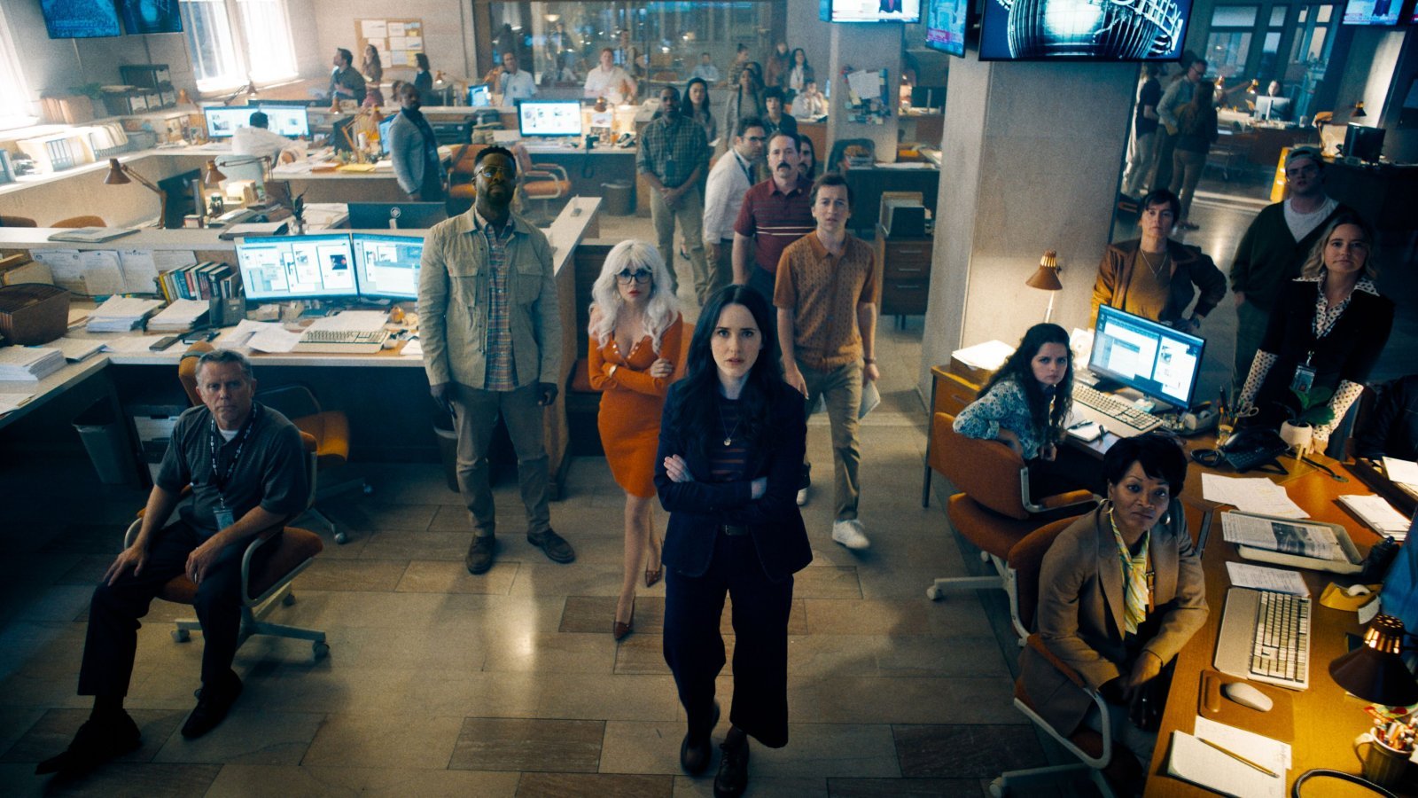 Rachel Brosnahan in una scena di Superman