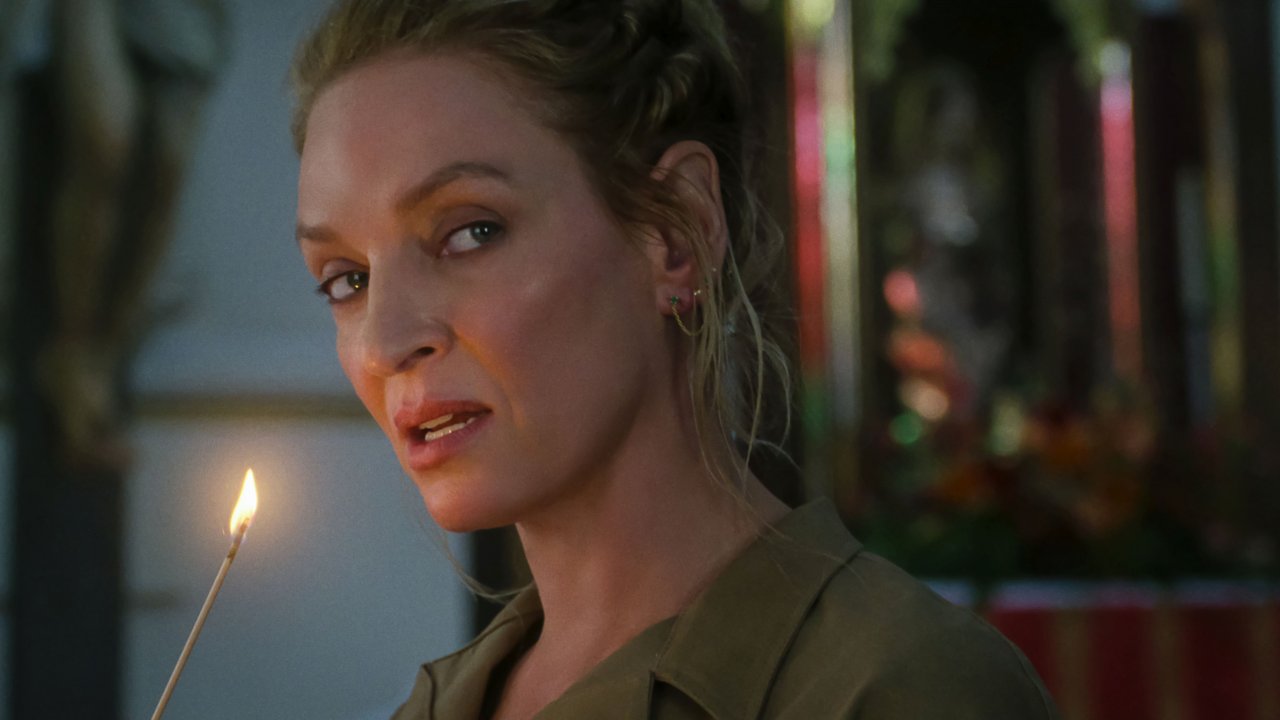 Uma Thurman in una scena di The Old Guard 2
