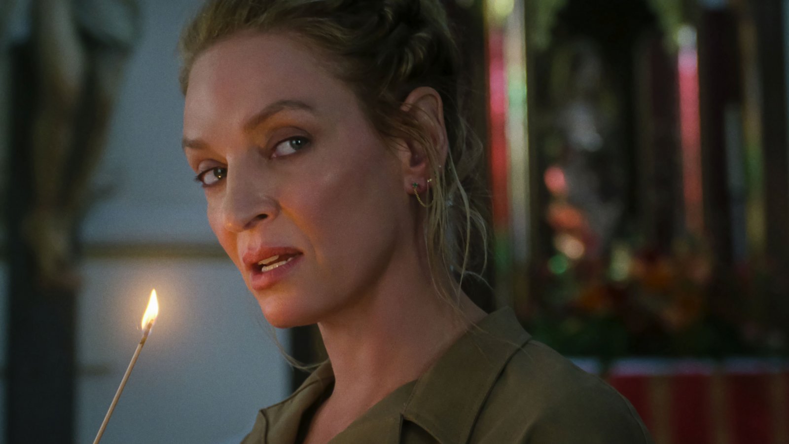 Uma Thurman in una scena di The Old Guard 2