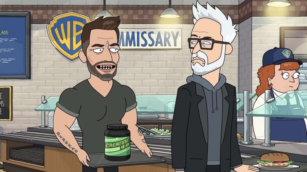 Zack Snyder e James Gunn in Rick and Morty