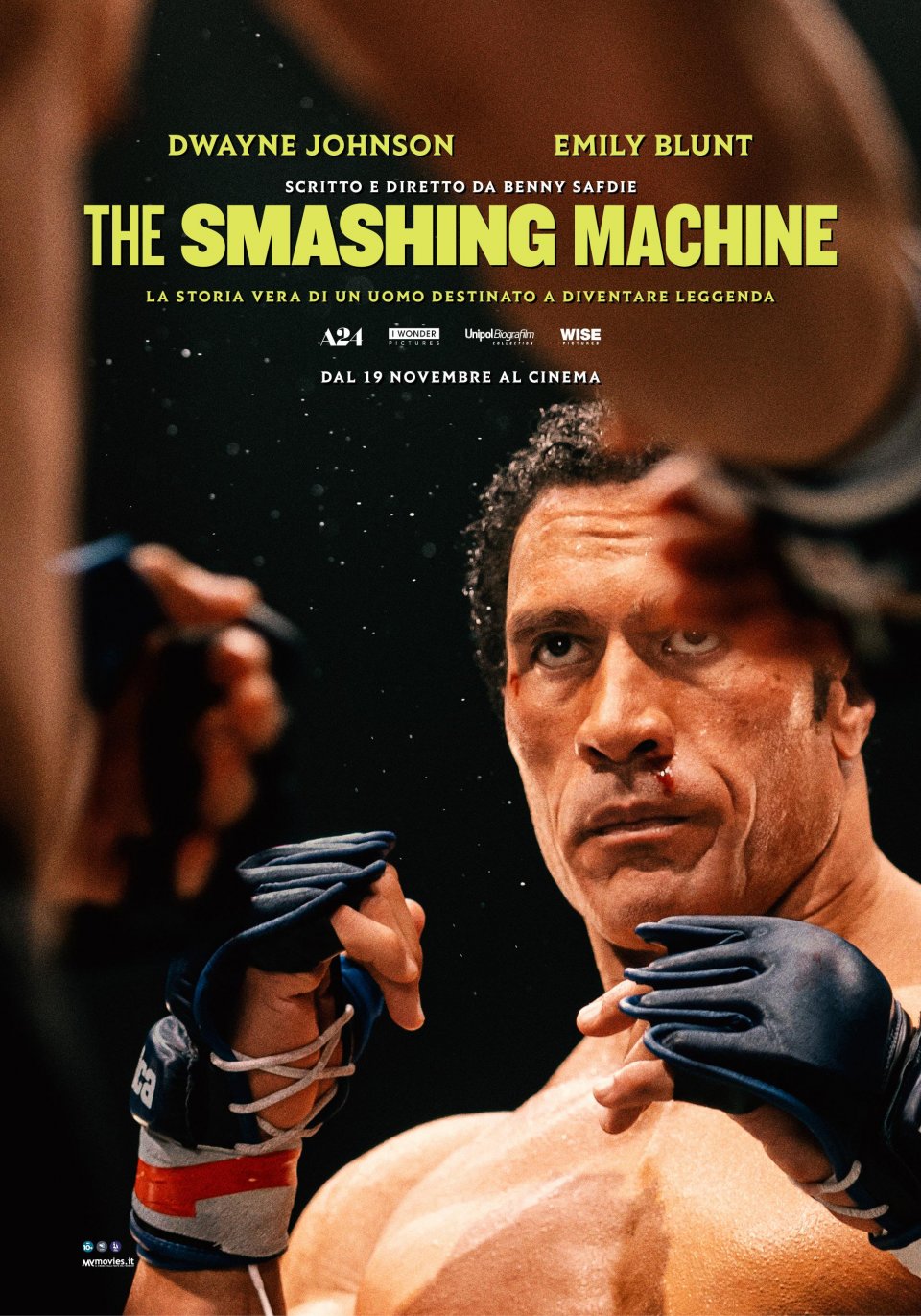 The Smashing Machine Poster Italiano