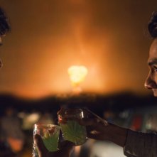 Cavalli elettrici: Jacob Elordi, Diego Calva in una scena