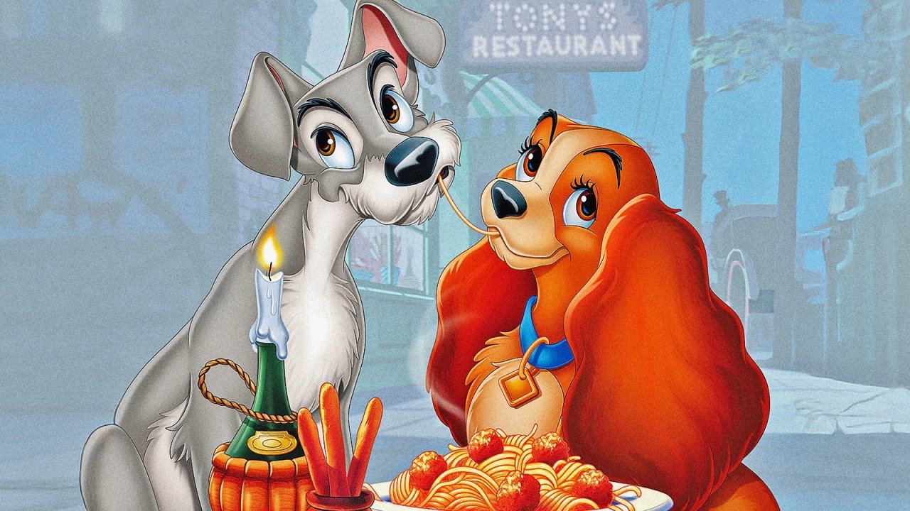 Una scena da Lilly e il Vagabondo