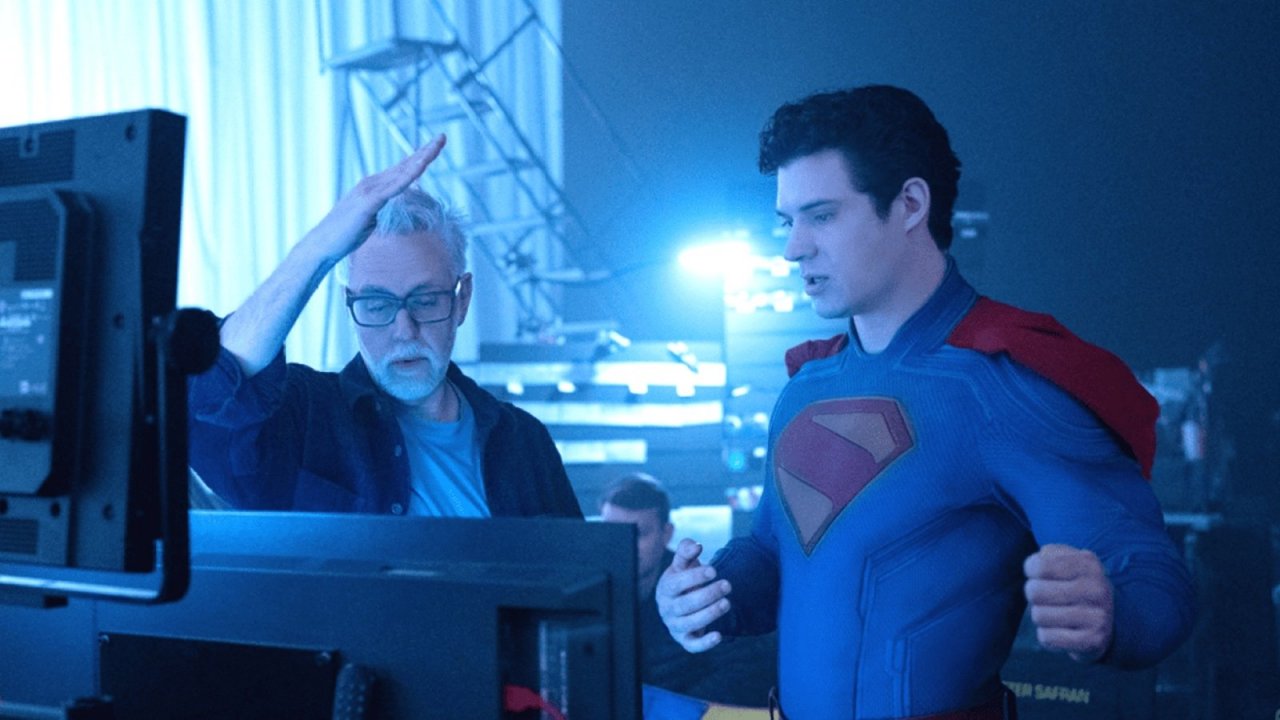 Sul set di Superman