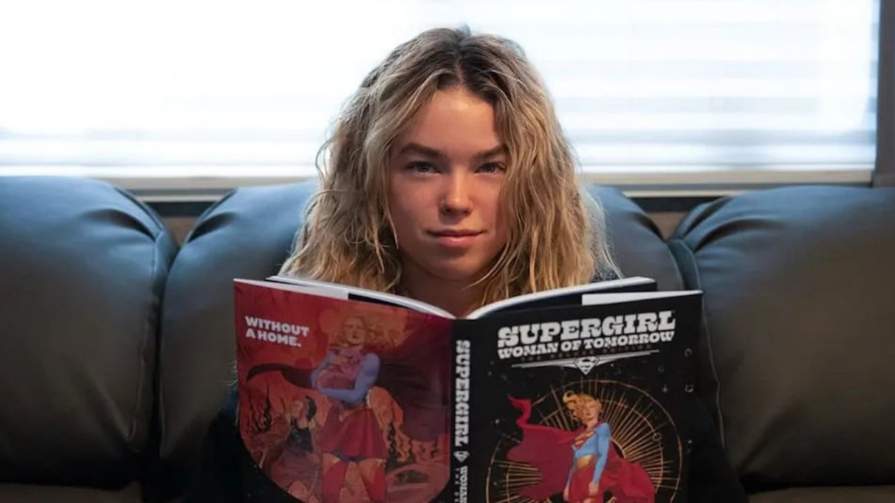 Supergirl: Milly Alcock in un'immagine dal set