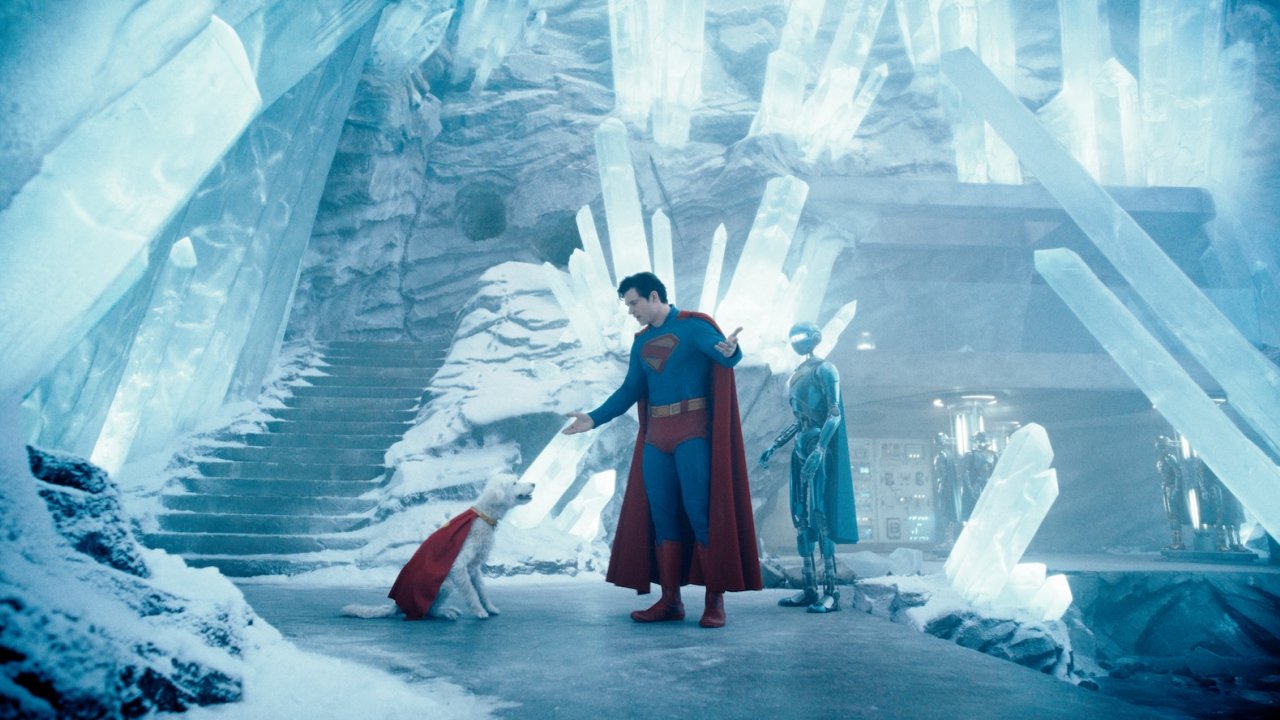 Superman e Krypto nella Fortezza della Solitudine