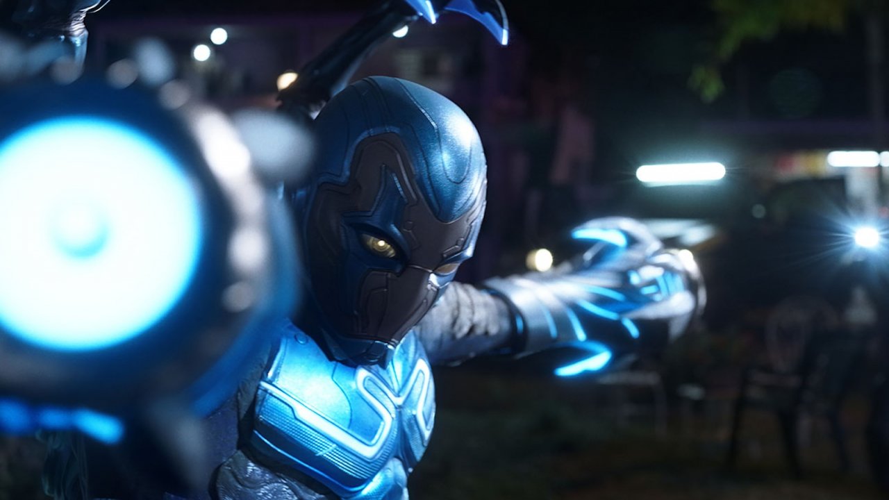 Blue Beetle: una scena dal film