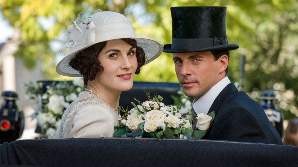 Downton Abbey Michelle Dockery Matthew Goode Scena Matrimonio Serie Tv