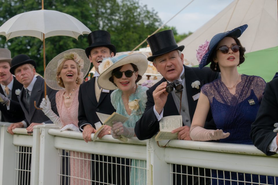 Downton Abbey Scena Gruppo Film Cinema