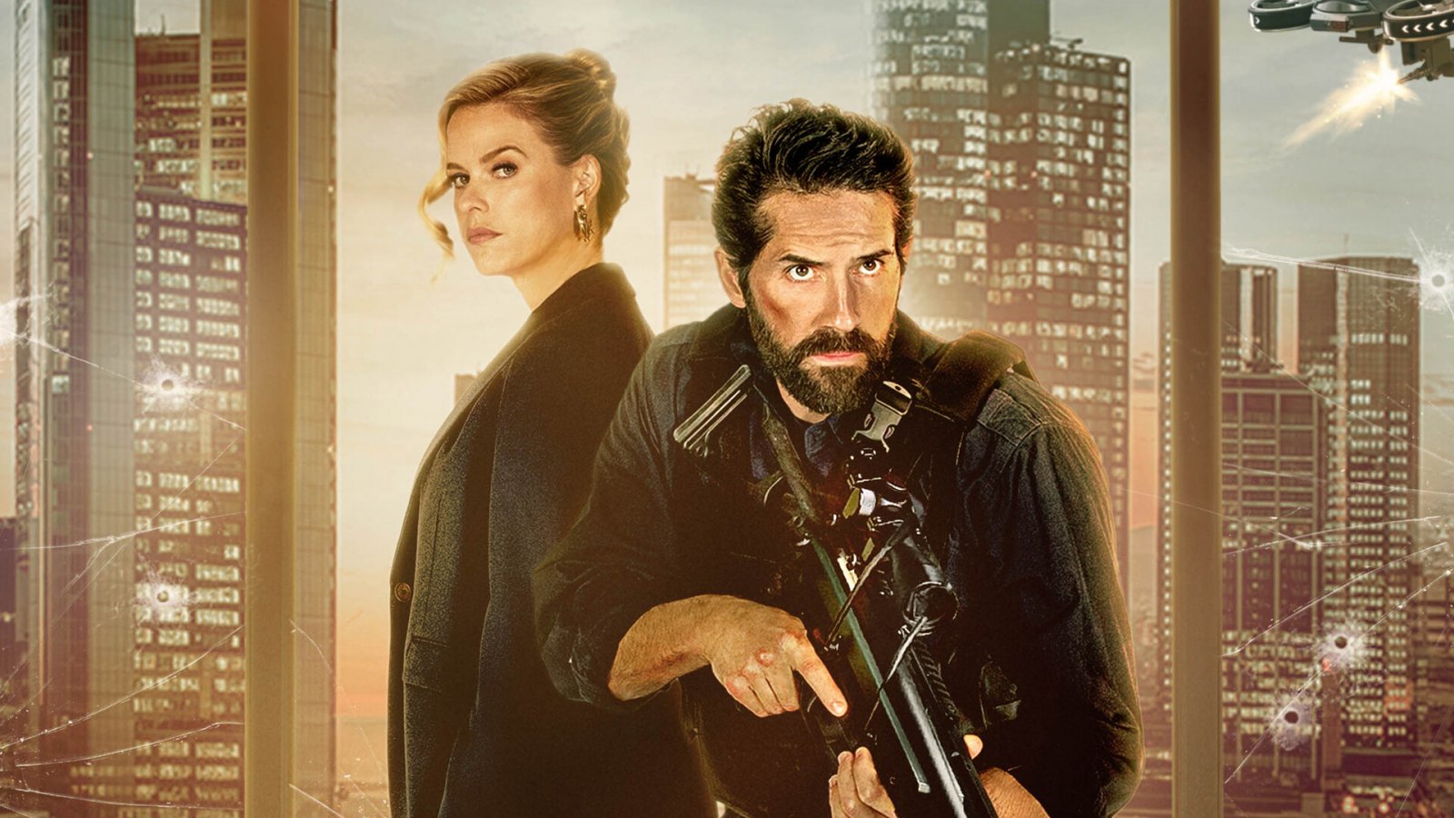 Alice Eve e Scott Adkins in Take Cover - Al riparo