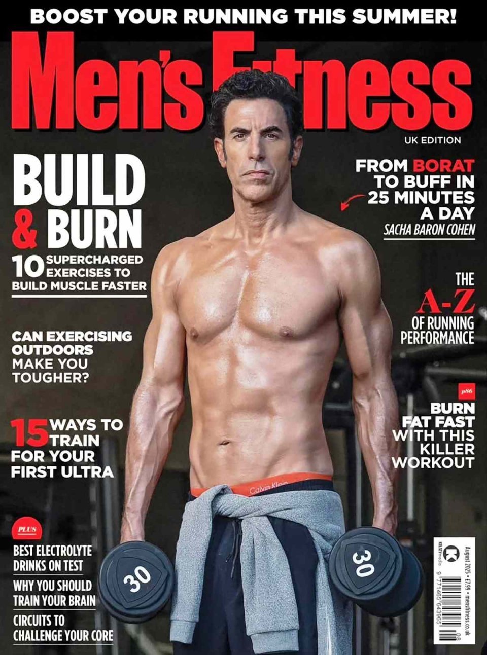 Sacha Baron Cohen Mens Fitness