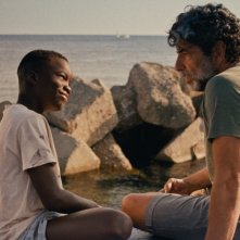 Spiaggia di vetro: Claudio Castrogiovanni in una sequenza