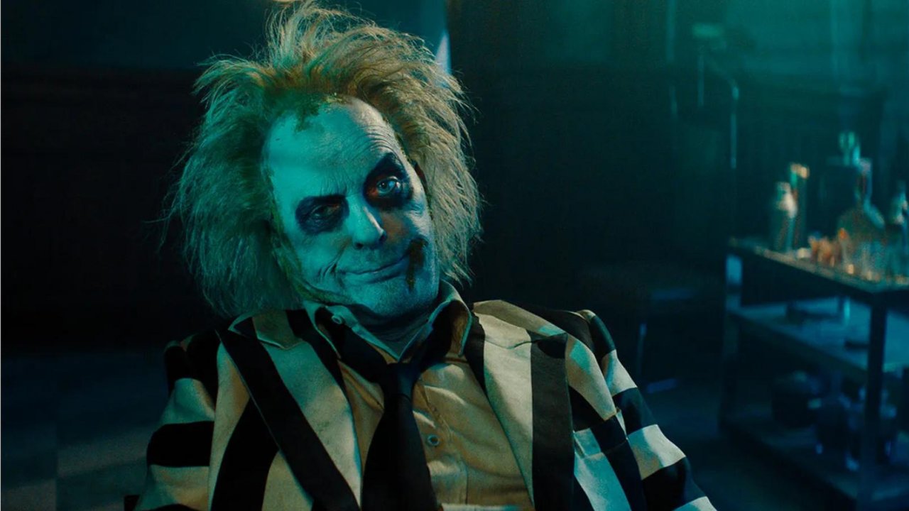 Michael Keaton in Beetlejuice Beetlejuice