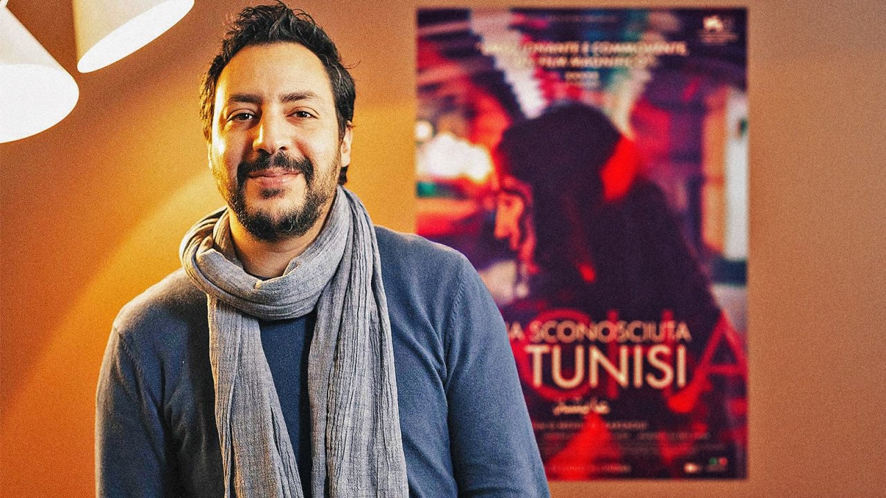 Fatma Sfar in una scena di Una sconosciuta a Tunisi