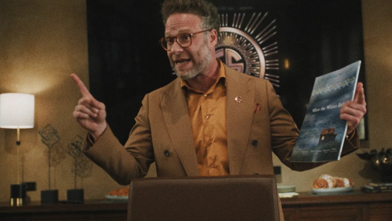 Seth Rogen in una scena di The Studio