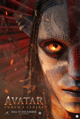 Avatar: Fuoco e Cenere, la locandina italiana del film