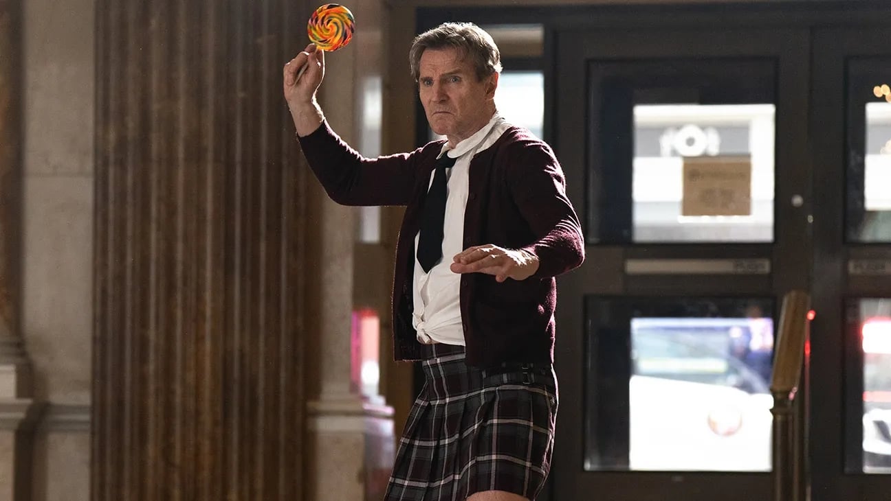 Liam Neeson in una scena di Una pallottola spuntata