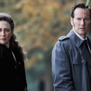 The Conjuring - Il Rito Finale, Patrick Wilson e Vera Farmiga in una scena