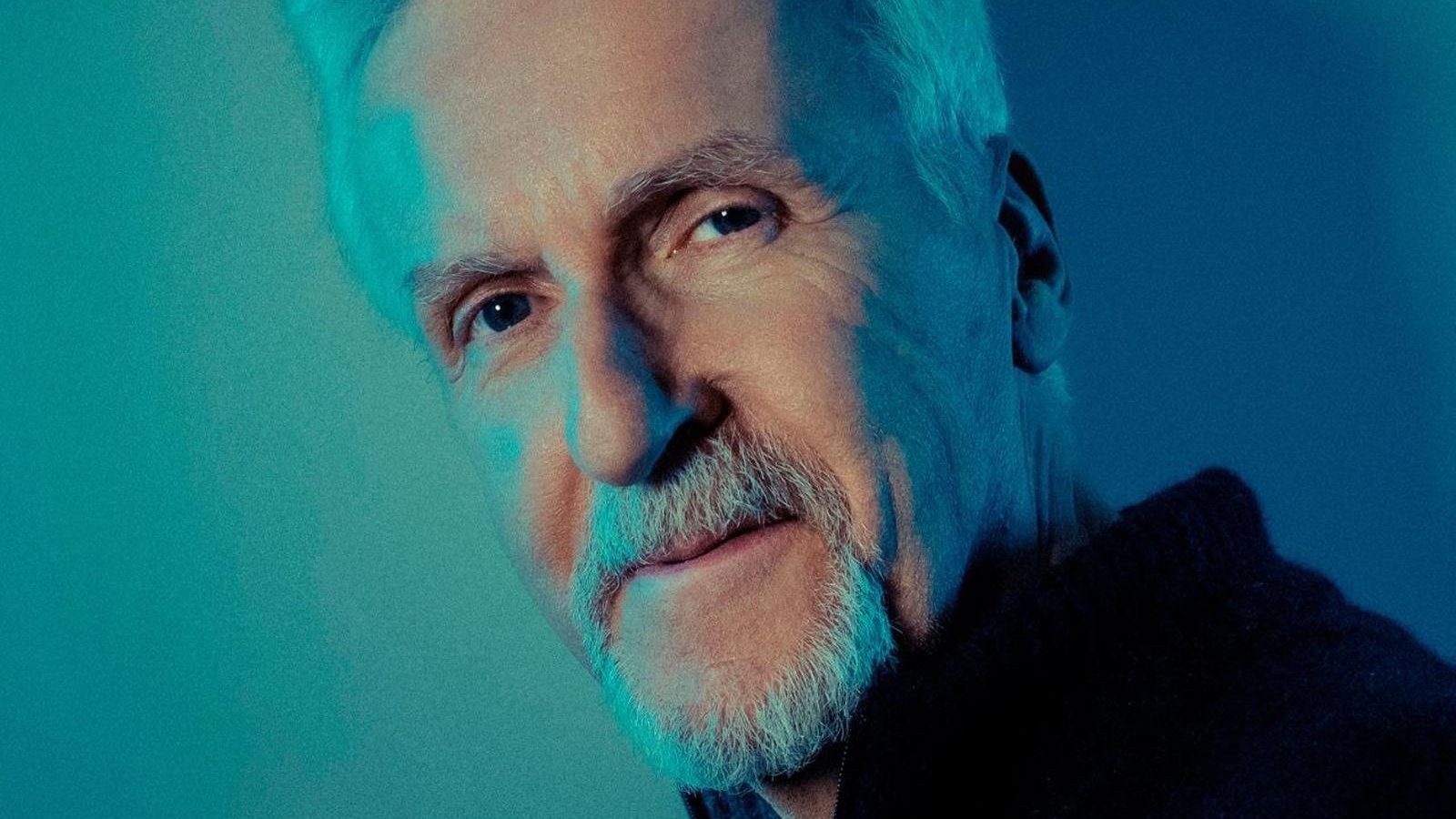 James Cameron sul set