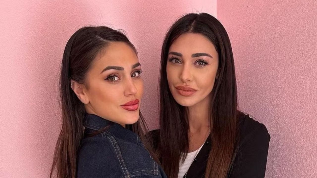 Belen e Cecilia prima della lite