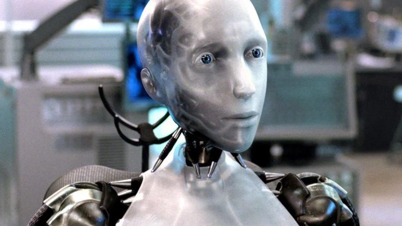 Una scena di Io, Robot