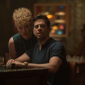 La notte arriva sempre: Dana Millican e Eli Roth in una foto