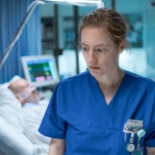 L'ultimo turno. Leonie Benesch in una sequenza del film