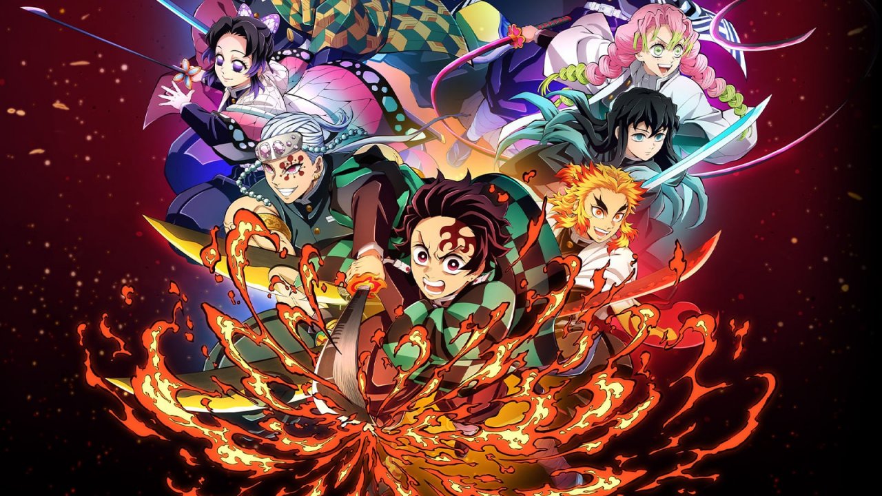 Una scena di Demon Slayer