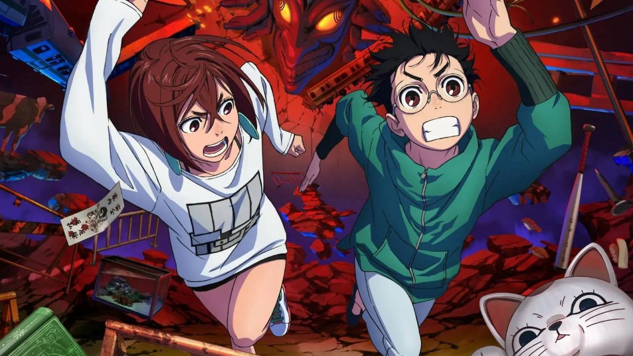 Una scena di Dandadan