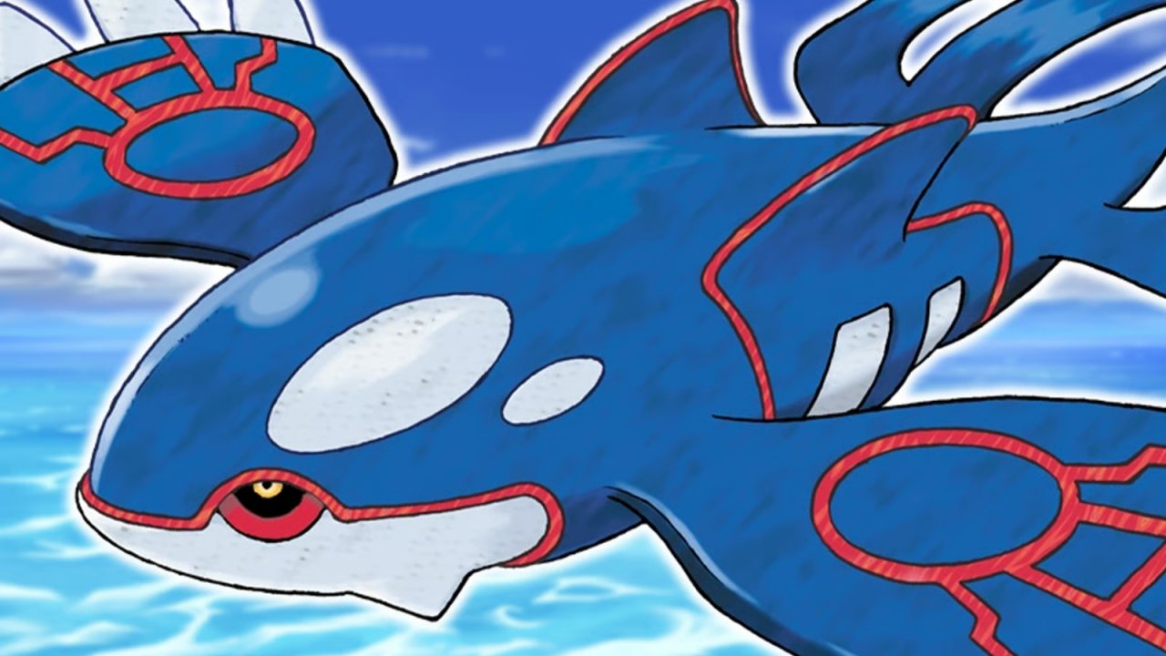 Un'immagine del Pokémon Kyogre