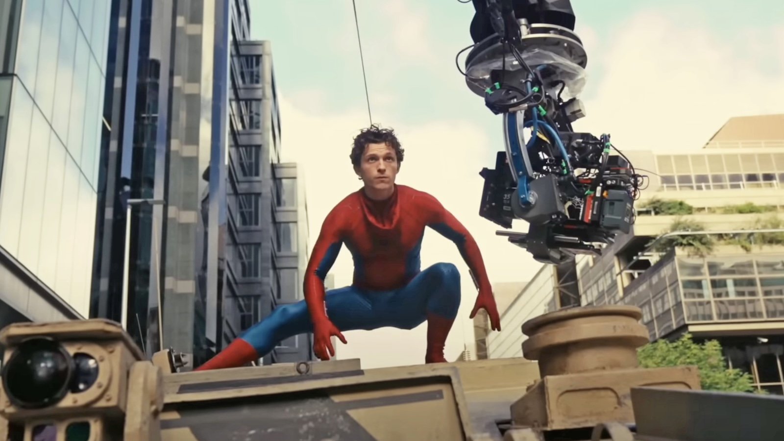 Spider-Man: Brand New Day, Tom Holland sul set