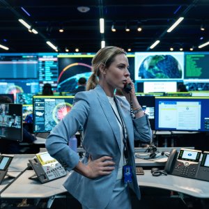 A House of Dynamite: Rebecca Ferguson in una scena