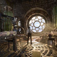 Frankenstein:  Oscar Issac sul set del film