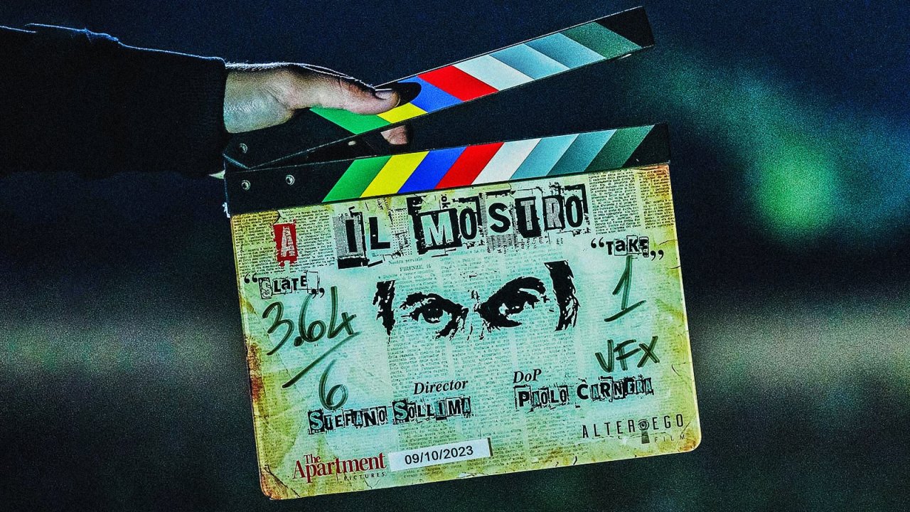 Sul set de Il mostro