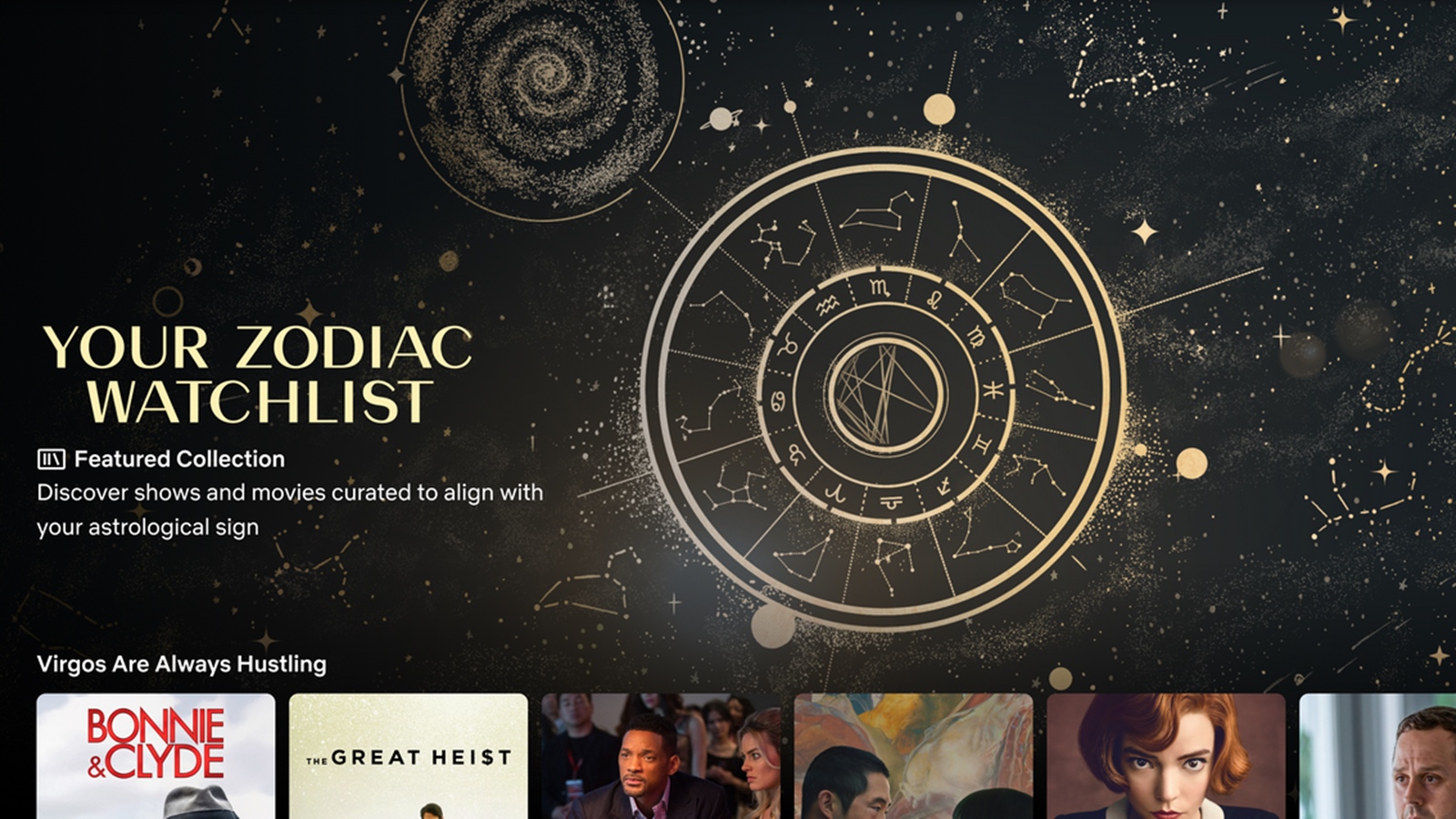 Un'immagine di Netflix e l'astrologia