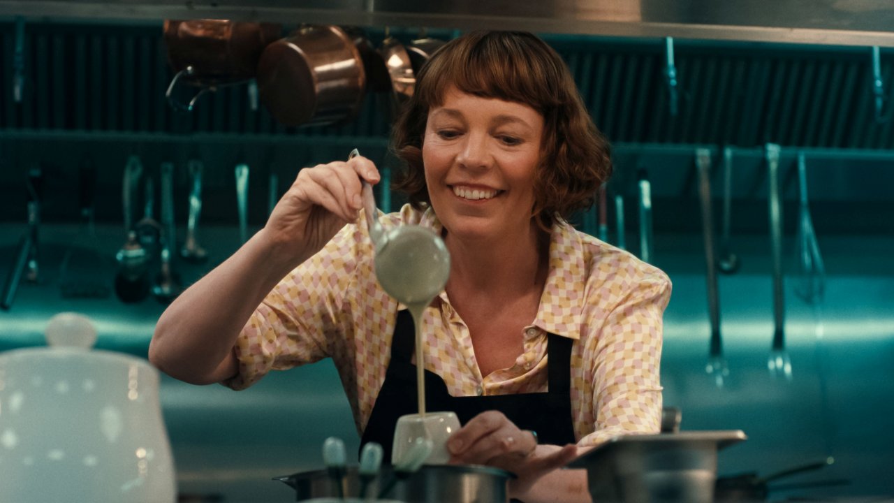 Olivia Colman in una scena de I Roses
