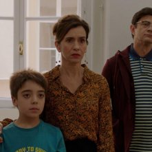 L'isola di Andrea: Teresa Saponangelo, Andrea Migliucci e Vinicio Marchioni nella prima immagine dal film