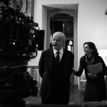 La Grazia: Toni Servillo con Anna Ferzetti sul set del film
