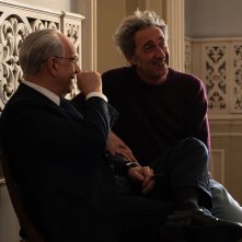 La Grazia: Toni Servillo e Paolo Sorrentino in una foto dal set