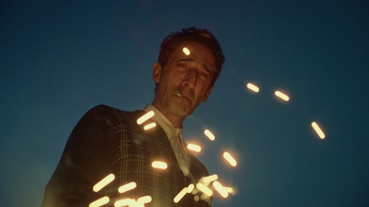 Adrien Brody in The Brutalist