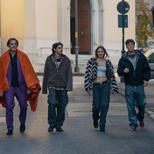 Un anno di scuola: Stella Wendick, Pietro Giustolisi, Samuel Volturno, Giacomo Covi in una foto