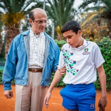Il Maestro: Tiziano Menichelli e Giovanni Ludeno in una foto
