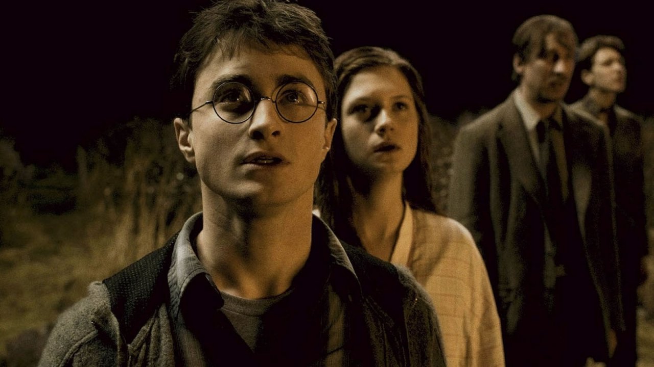 Harry Potter, Daniel Radcliffe in una scena da Il Principe Mezzosangue