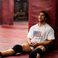 The Smashing Machine: Dwayne Johnson durante una scena