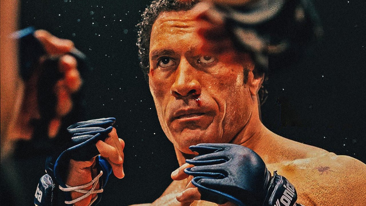 The Rock in The Smashing Machine