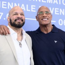 The Smashing Machine: Dwayne Johnson e Mark Kerr al photocall di Venezia 82