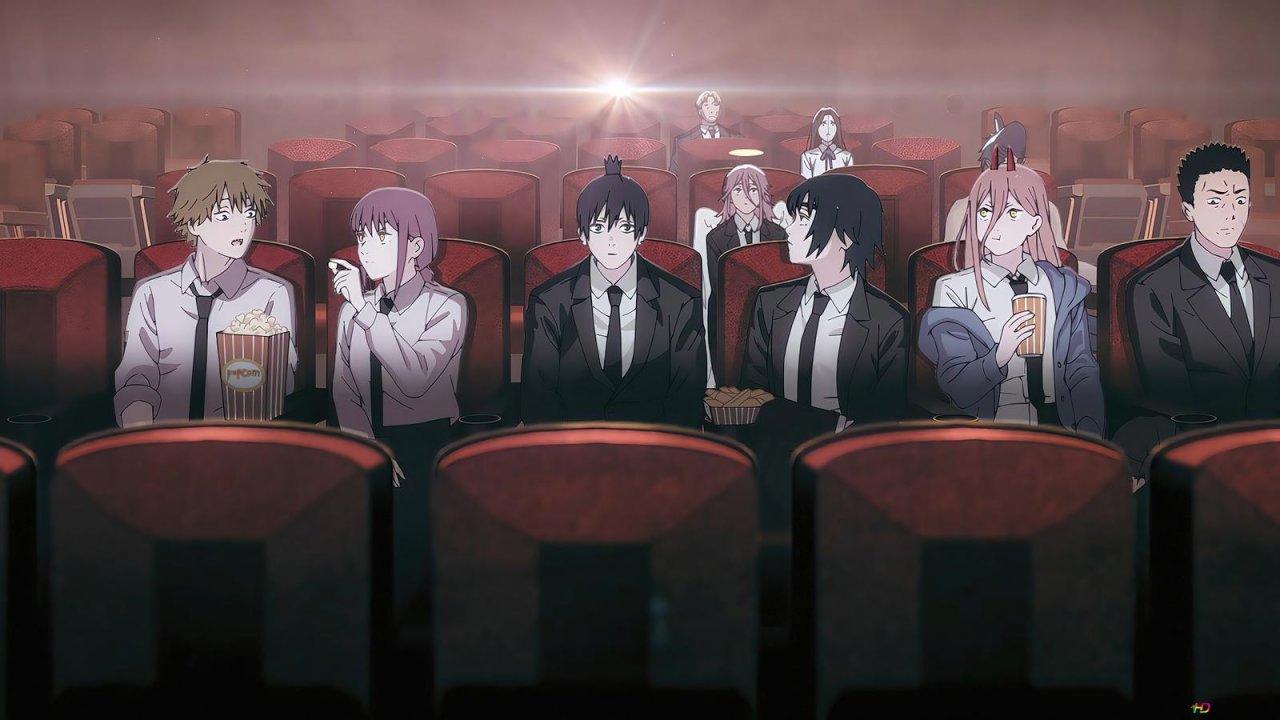 una scena di Chainsaw man