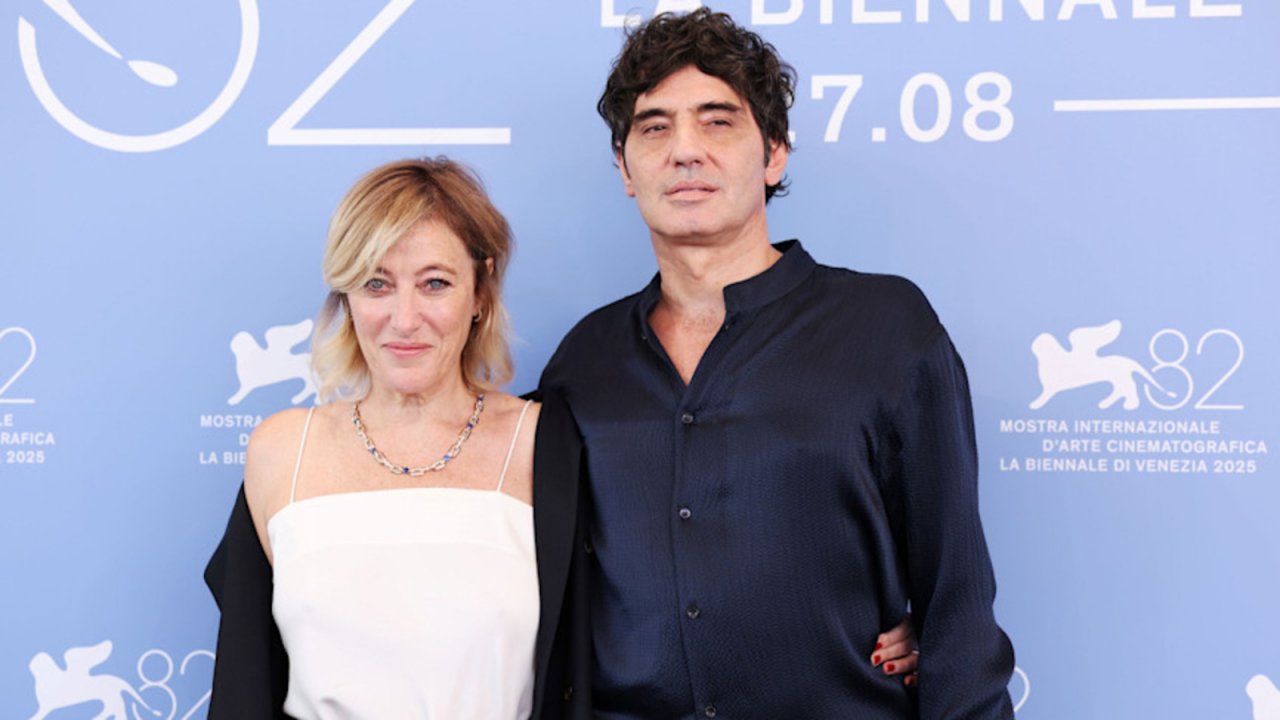 Pietro Marcello con la protagonista di Duse Valeria Bruni Tedeschi